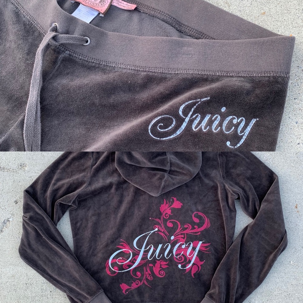 ‼️SOLD‼️Juicy Couture Velour Track Suit!